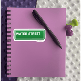 Water Street Sticker - Moon Light Sticker Co.