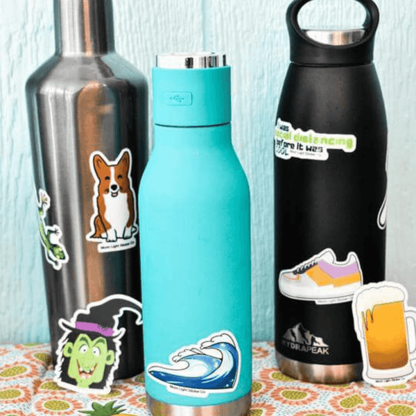 Deisgn your water bottle with durable, vinyl, dishwasher safe fun, sassy, cute stickers.