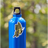 Yellow Butterfly Sticker - Moon Light Sticker Co.