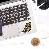 Yellow Butterfly Sticker - Moon Light Sticker Co.
