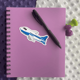 Airplane Sticker - Moon Light Sticker Co.
