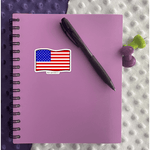 American Flag Sticker - Moon Light Sticker Co.