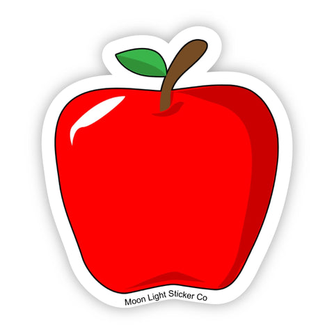 Moon Sticker Apple Food Stickers – Moon Light Sticker Co.