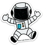 Astronaut Sticker - Moon Light Sticker Co.