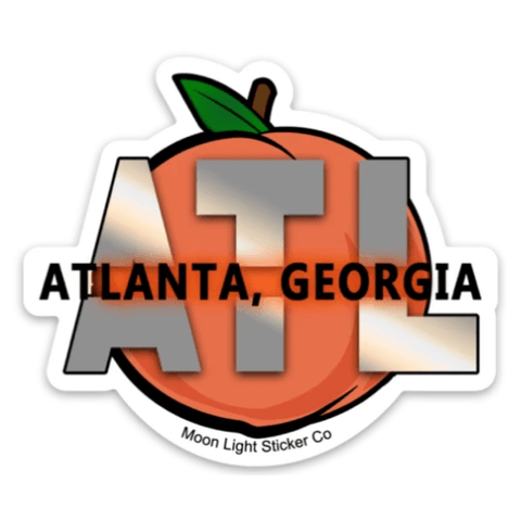 Atlanta Sticker - Moon Light Sticker Co.