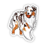 Australian Shepherd Sticker - Moon Light Sticker Co.