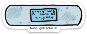 Bandaid Sticker - Moon Light Sticker Co.