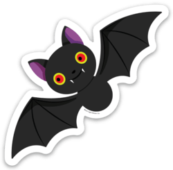 Bat Sticker - Moon Light Sticker Co.