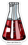 Beaker Sticker - Moon Light Sticker Co.