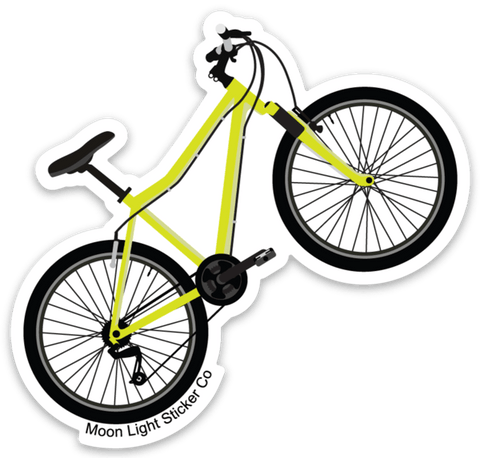 Bicycle Sticker - Moon Light Sticker Co.