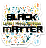 Black Lives Matter Sticker - Moon Light Sticker Co.
