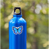 Blue Butterfly Sticker - Moon Light Sticker Co.