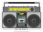 BoomBox Sticker - Moon Light Sticker Co.