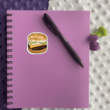 Burger Sticker - Moon Light Sticker Co.