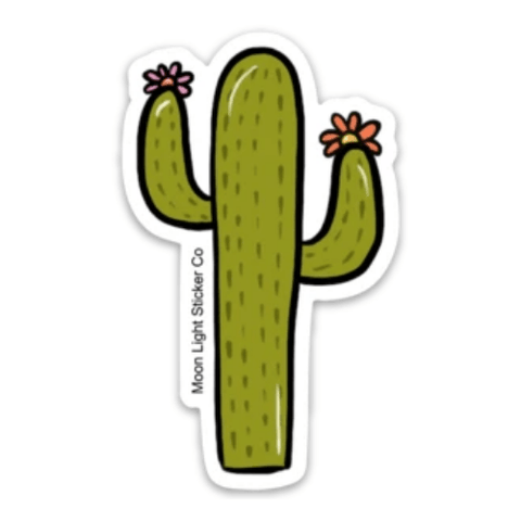 Cactus Sticker - Moon Light Sticker Co.