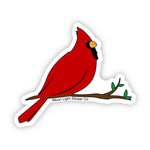 Cardinal Sticker - Moon Light Sticker Co.