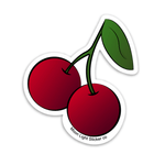 Cherries Sticker - Moon Light Sticker Co.