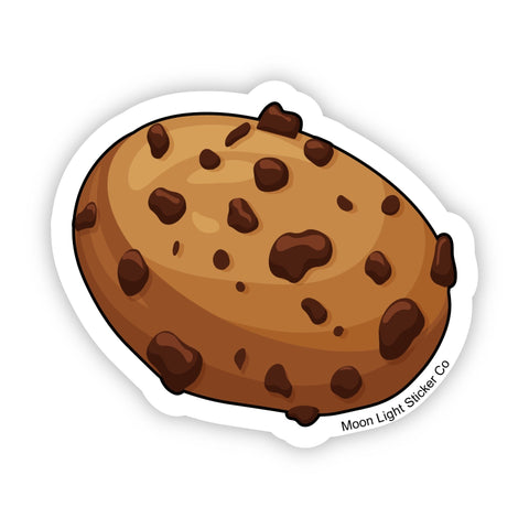 Chocolate Chip Cookie Sticker - Moon Light Sticker Co.