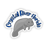Crystal River Florida Manatee - Moon Light Sticker Co.