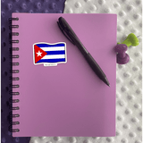 Cuban Flag Sticker - Moon Light Sticker Co.