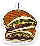 Cuban Sandwich Sticker - Moon Light Sticker Co.