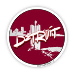 Detroit Sticker - Moon Light Sticker Co.