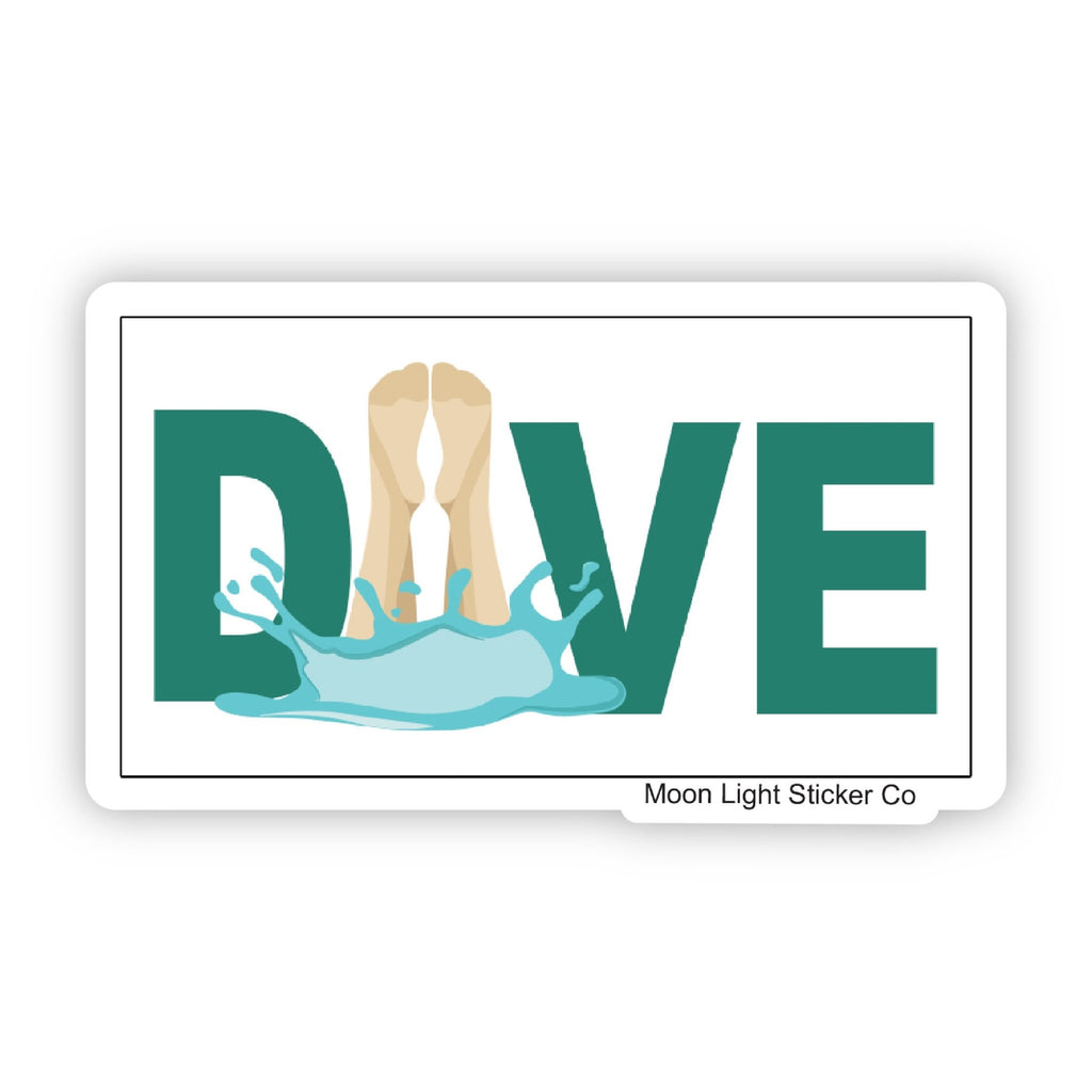 Dive Sticker – Moon Light Sticker Co.