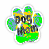 Dog Mom Sticker Green - Moon Light Sticker Co.