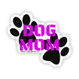 Dog Mom Sticker Purple - Moon Light Sticker Co.