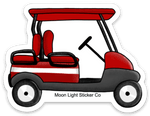 Golf Cart Sticker - Moon Light Sticker Co.