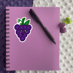 Grapes Sticker - Moon Light Sticker Co.