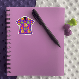 Hawaiian Shirt- Purple Sticker - Moon Light Sticker Co.