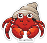 Hermit Crab Sticker - Moon Light Sticker Co.
