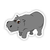 Hippo Sticker - Moon Light Sticker Co.
