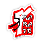 Karate Sticker - Moon Light Sticker Co.