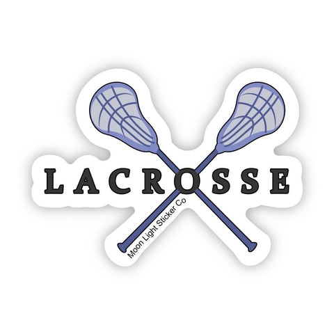 Lacrosse Sticker - Moon Light Sticker Co.