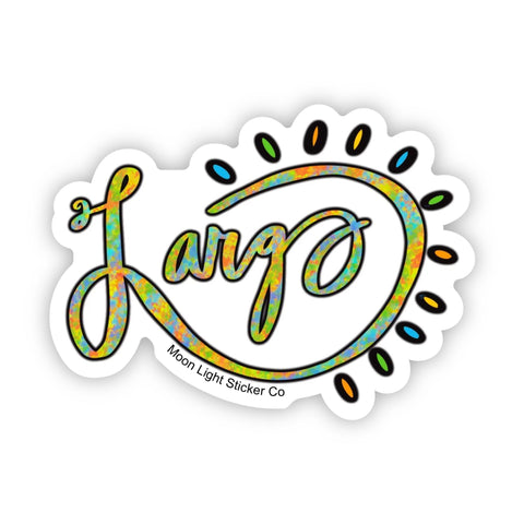 Largo, FL Sticker - Moon Light Sticker Co.