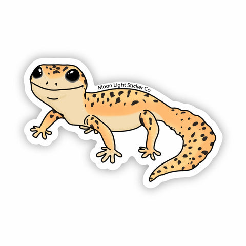 Leopard Gecko Sticker - Moon Light Sticker Co.