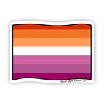 Lesbian Pride Sticker - Moon Light Sticker Co.