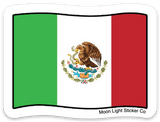 Mexican Flag Sticker - Moon Light Sticker Co.
