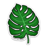 Monstera Leaf Sticker - Moon Light Sticker Co.