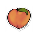 Peach Sticker - Moon Light Sticker Co.