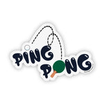 Ping Pong Sticker - Moon Light Sticker Co.