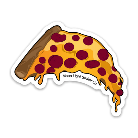 Pizza Sticker - Moon Light Sticker Co.
