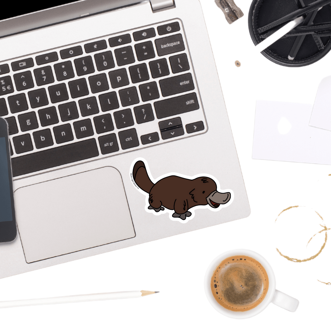Platypus Sticker – Moon Light Sticker Co.