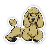Poodle Sticker - Moon Light Sticker Co.