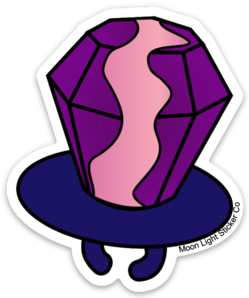 Ring Pop Purple Sticker - Moon Light Sticker Co.