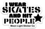 Roller Derby Sticker - Moon Light Sticker Co.