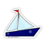 Sailboat Sticker - Moon Light Sticker Co.