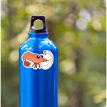 Shrimp Sticker - Moon Light Sticker Co.